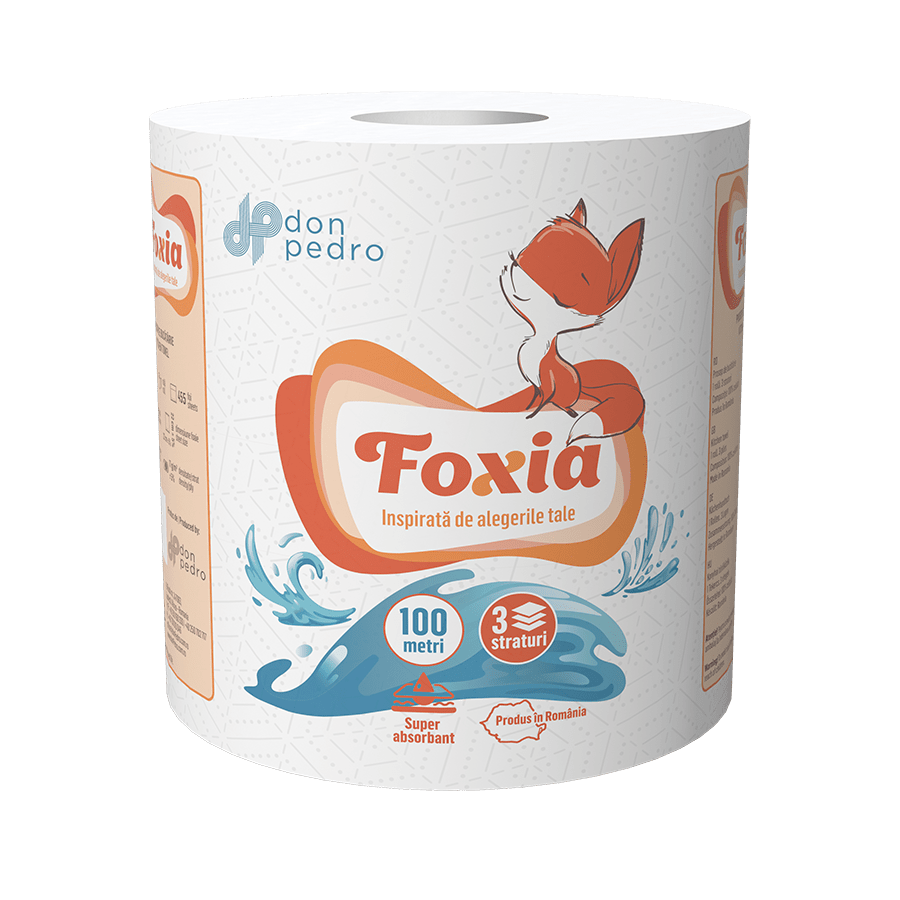 Foxia – Prosop de bucătărie - 3 straturi - 100m
