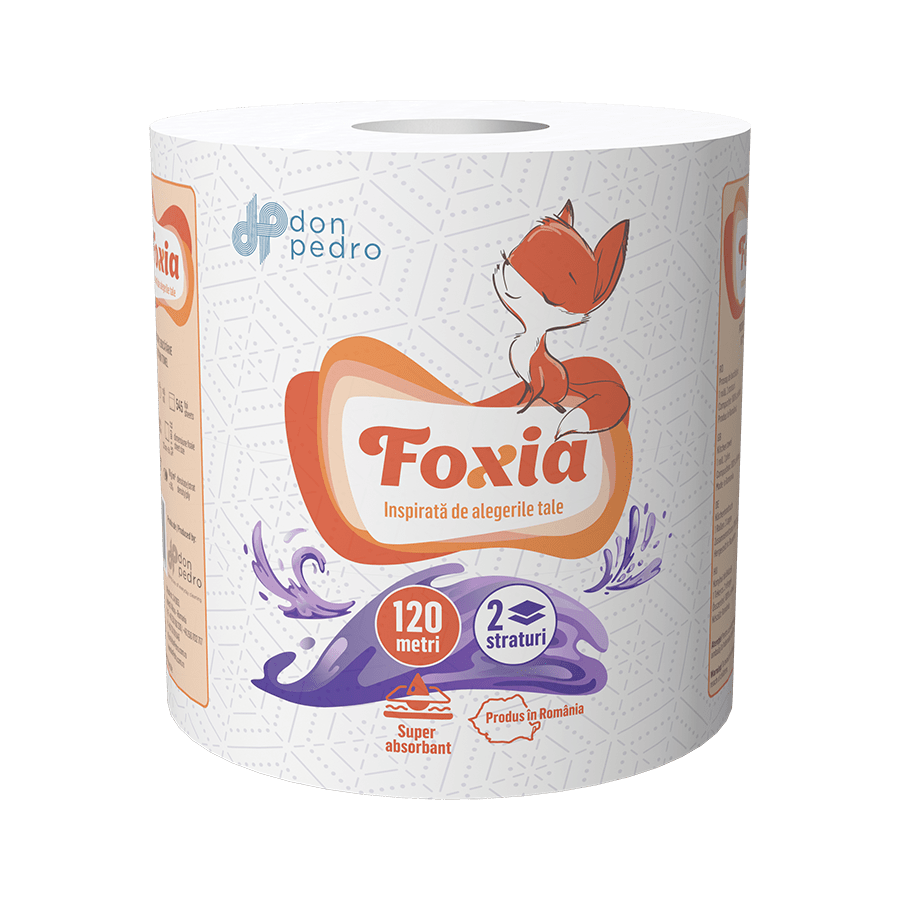 Foxia – Prosop de bucătărie - 2 straturi - 120m