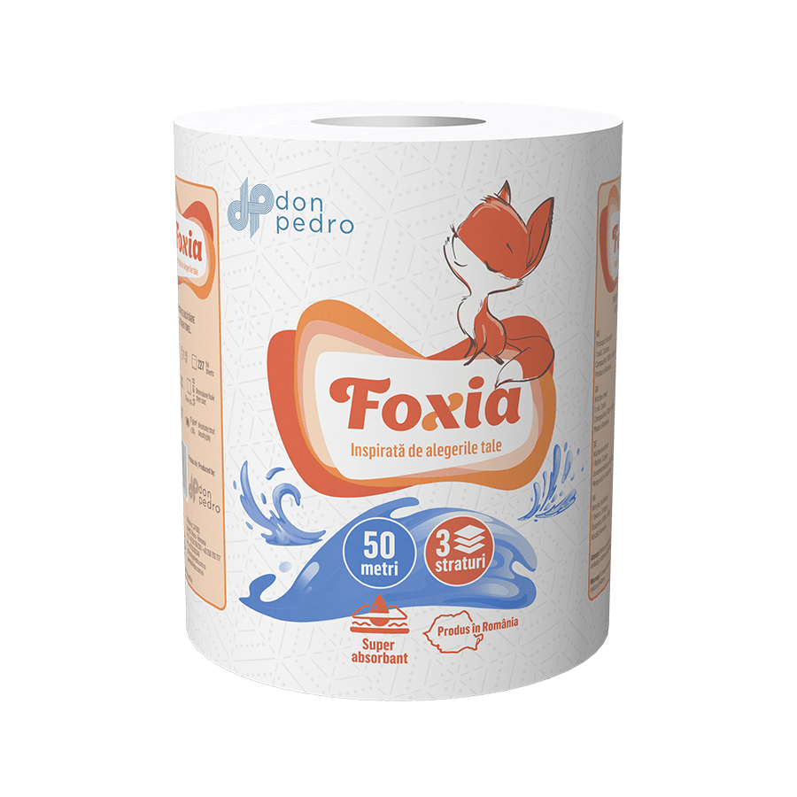 Foxia – Prosop de bucătărie - 2 straturi - 50m